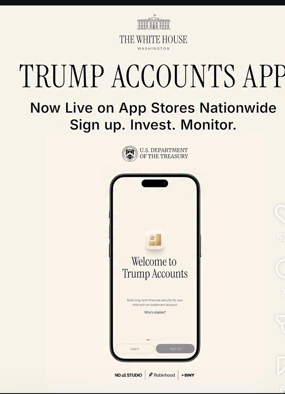 Trump Accounts App Launches Ahead of July 4 Rollout, Promising Families a New Digital Savings Platform