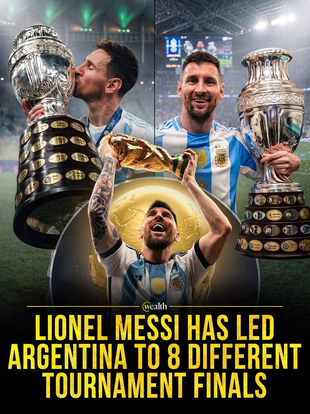 Lionel Messi's Eight Finals for Argentina: The Complete Story of a Nation's Greatest Champion