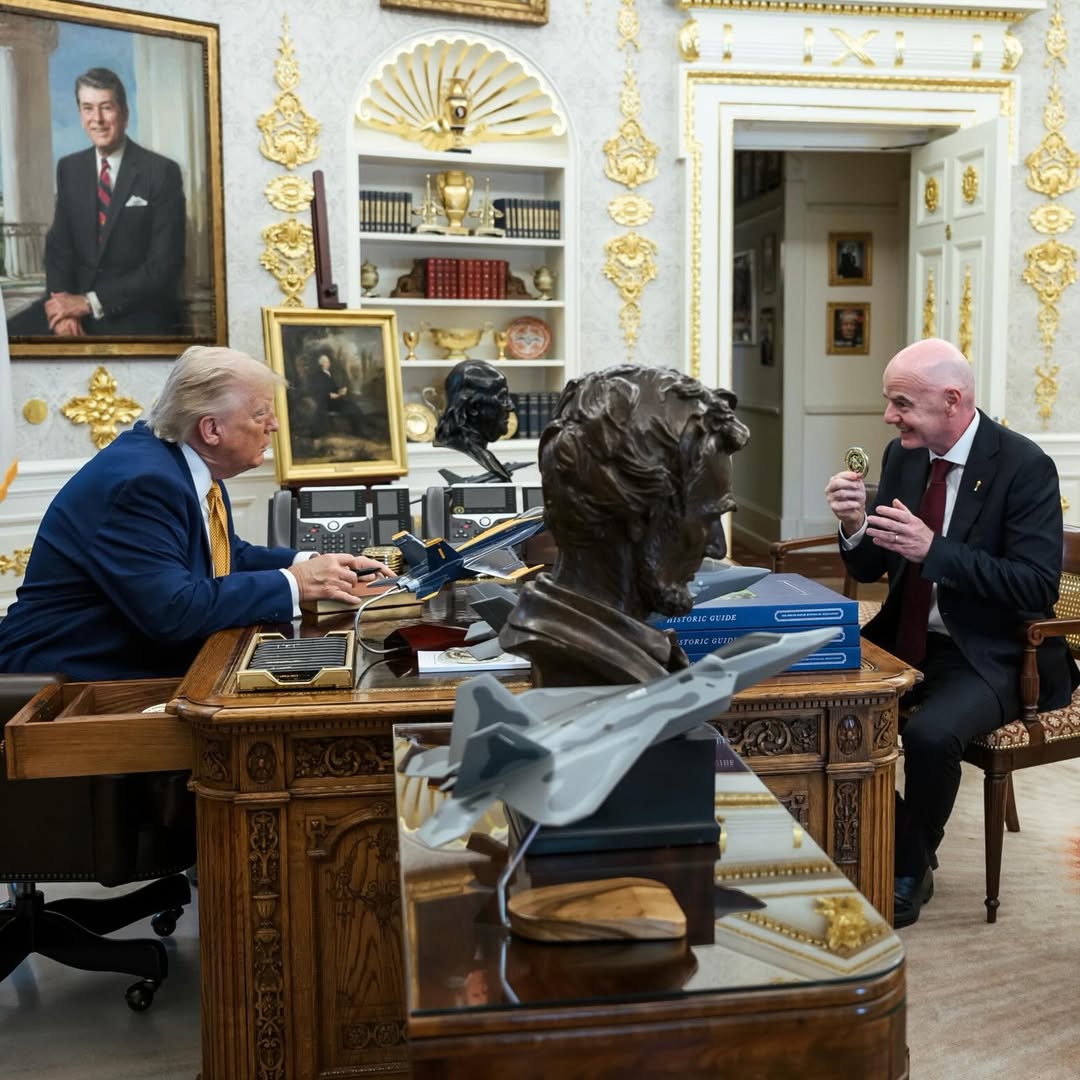 FIFA President Infantino Meets President Trump at White House to Discuss 2026 World Cup Preparations