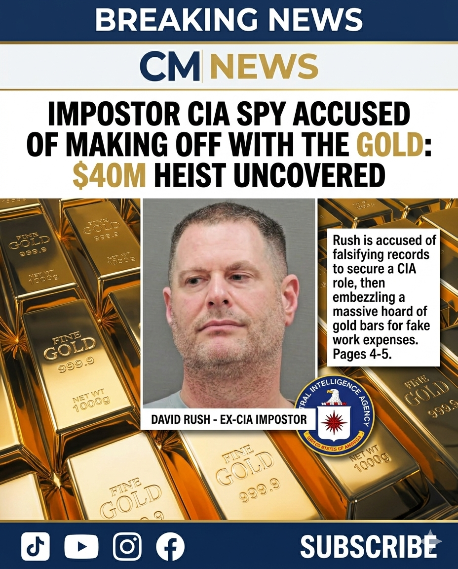 Former CIA Official Arrested After FBI Finds $40 Million in Gold Bars at His Home — And a Decade of Lies Unravels