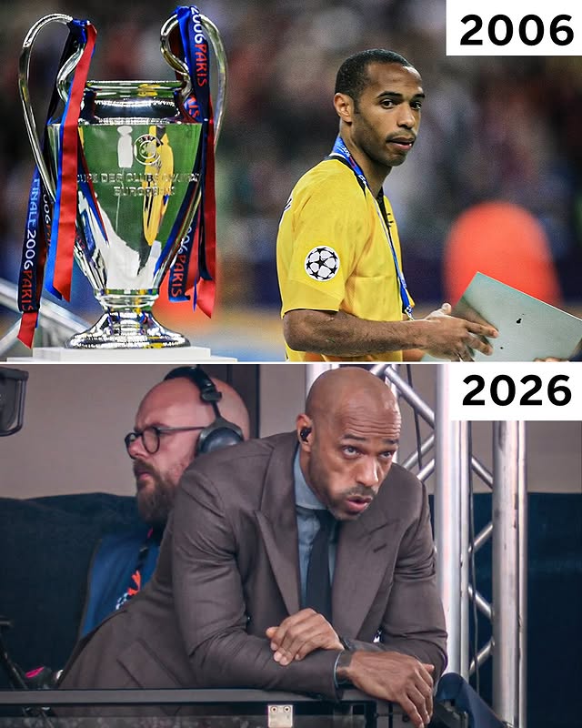 Thierry Henry Watched Arsenal Lose the Champions League Final 20 Years After Suffering the Same Heartbreak as a Player