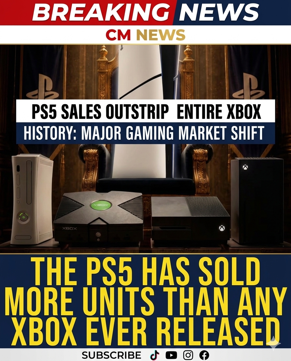 PS5 Outsells Every Xbox Console Ever Made as Sony Hits 93.7 Million Units Shipped