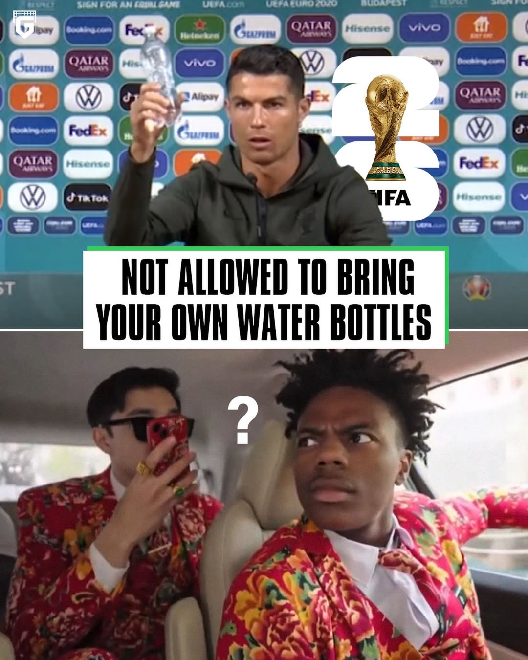 FIFA Bans Fans From Bringing Their Own Water Bottles to 2026 World Cup Despite Extreme Heat Warnings