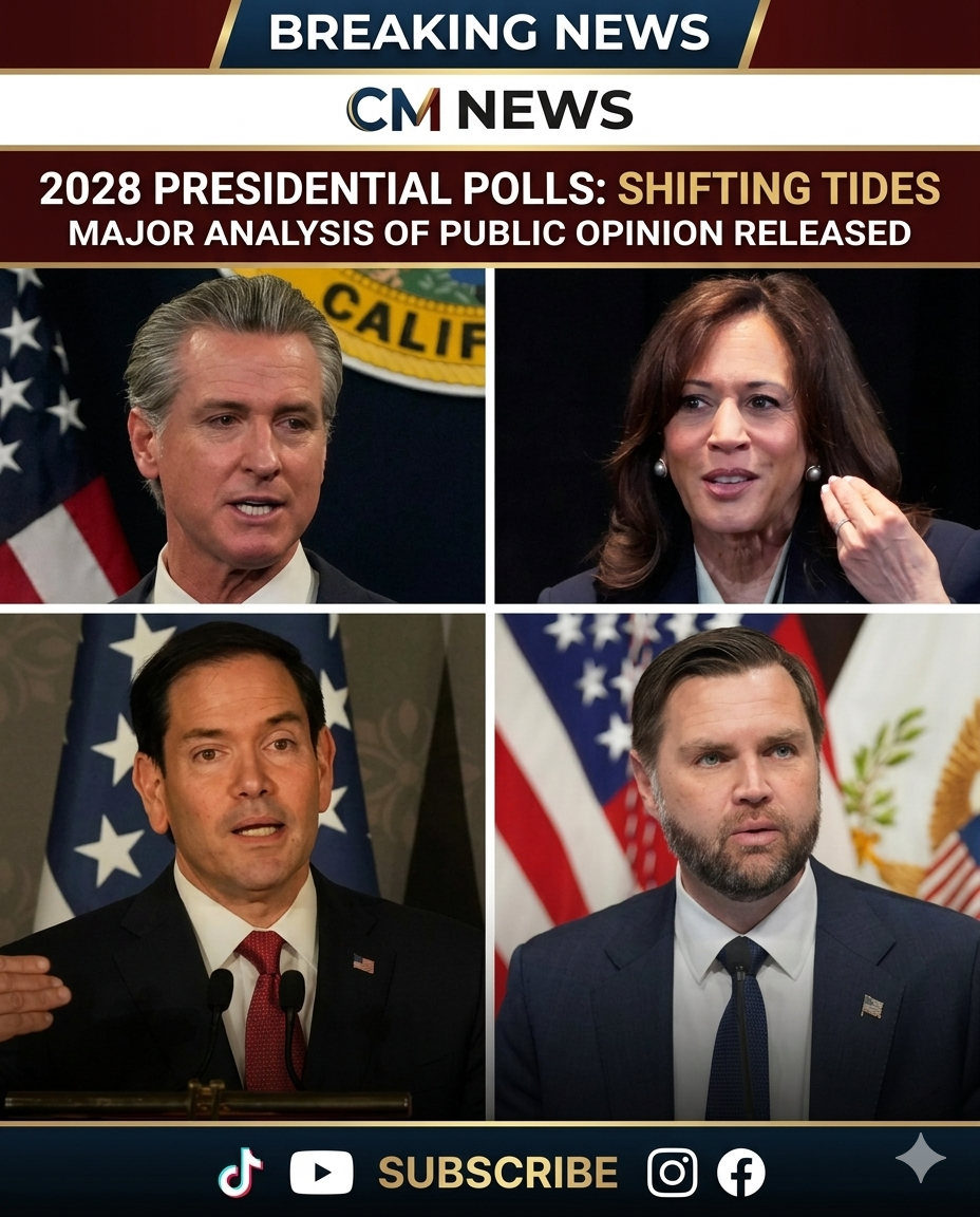 2028 Presidential Race Takes Shape Early as Rubio Surges in GOP Poll, Democrats Face Uphill Battle